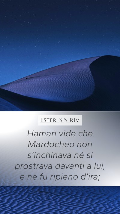 Ester 3:5 RIV Bible Verse Image