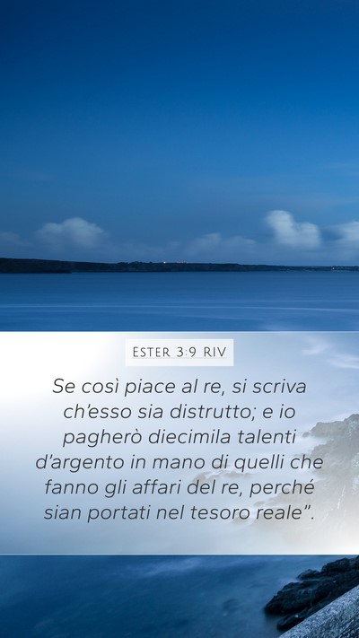 Ester 3:9 RIV Bible Verse Image