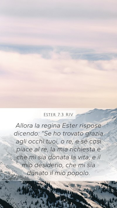 Ester 7:3 RIV Bible Verse Image