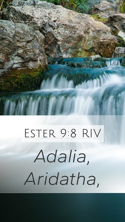 Ester 9:8 RIV Mobile Phone Wallpaper - Adalia, - Mobile Bible Verse Wallpaper