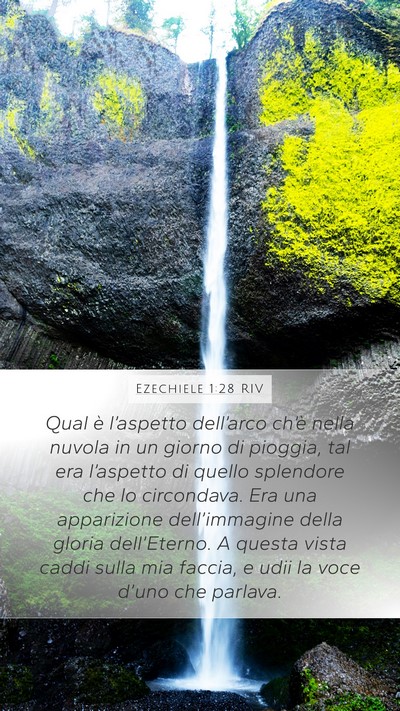 Ezechiele 1:28 RIV Bible Verse Image