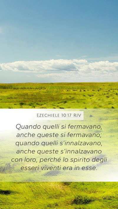 Ezechiele 10:17 RIV Bible Verse Image