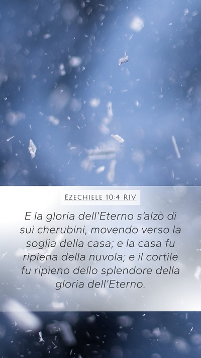 Ezechiele 10:4 RIV Bible Verse Image