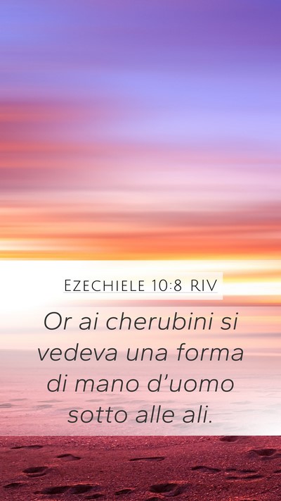 Ezechiele 10:8 RIV Bible Verse Image