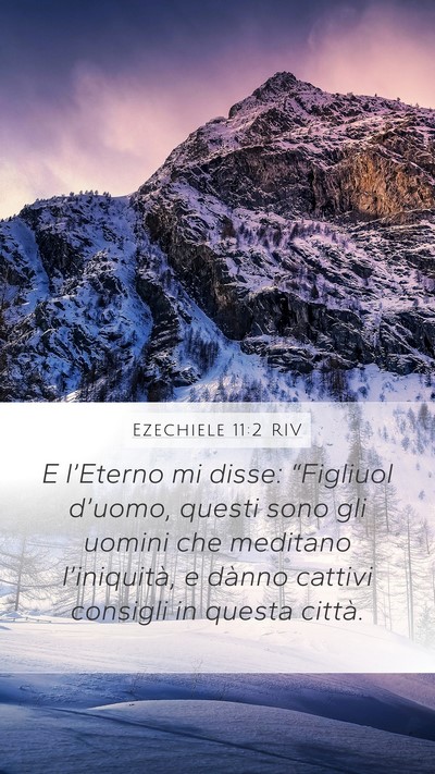 Ezechiele 11:2 RIV Bible Verse Image