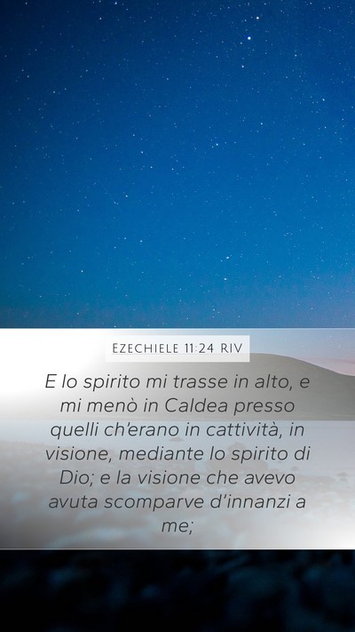 Ezechiele 11:24 RIV Bible Verse Image
