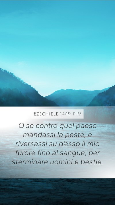 Ezechiele 14:19 RIV Bible Verse Image