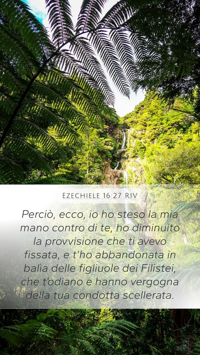 Ezechiele 16:27 RIV Bible Verse Image