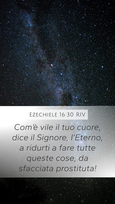 Ezechiele 16:30 RIV Bible Verse Image