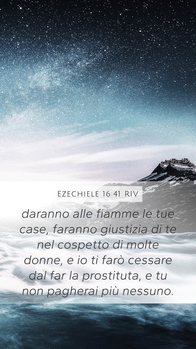 Ezechiele 16:41 RIV Bible Verse Image