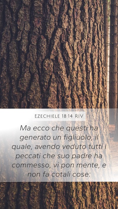 Ezechiele 18:14 RIV Bible Verse Image