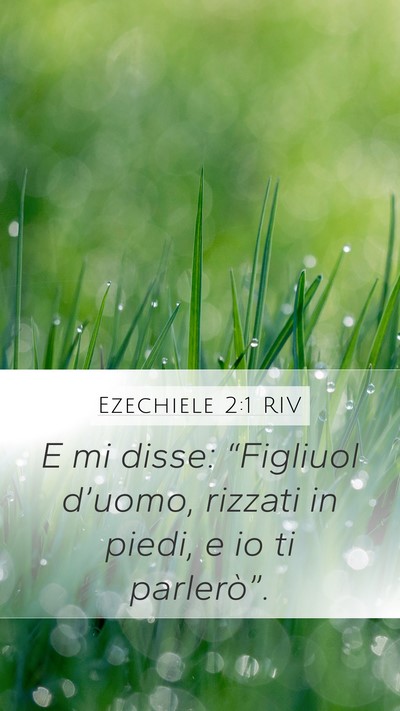 Ezechiele 2:1 RIV Bible Verse Image