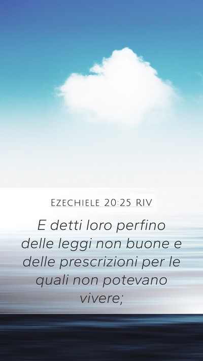 Ezechiele 20:25 RIV Bible Verse Image