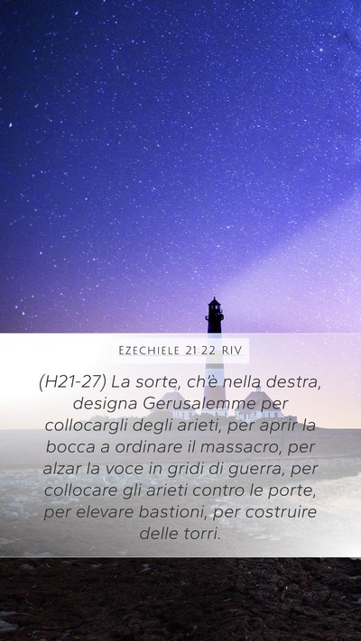 Ezechiele 21:22 RIV Bible Verse Image