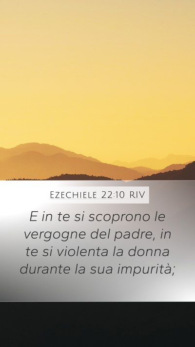 Ezechiele 22:10 RIV Bible Verse Image