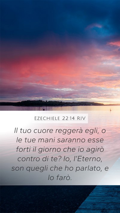 Ezechiele 22:14 RIV Bible Verse Image