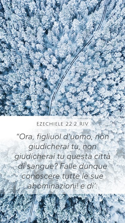 Ezechiele 22:2 RIV Bible Verse Image