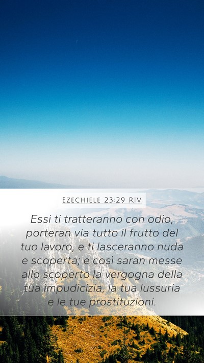 Ezechiele 23:29 RIV Bible Verse Image