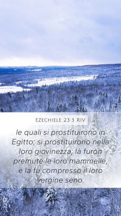 Ezechiele 23:3 RIV Bible Verse Image