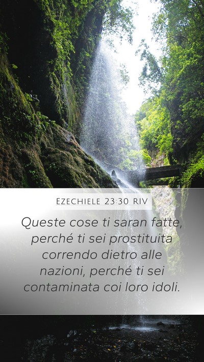 Ezechiele 23:30 RIV Bible Verse Image