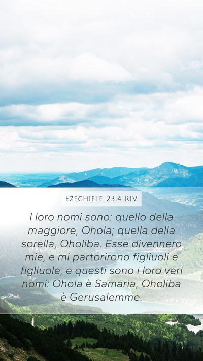 Ezechiele 23:4 RIV Bible Verse Image