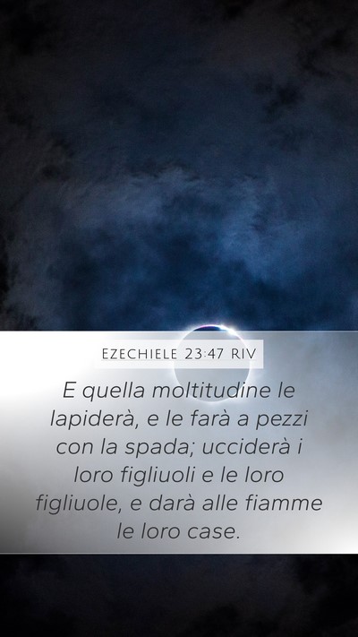 Ezechiele 23:47 RIV Bible Verse Image