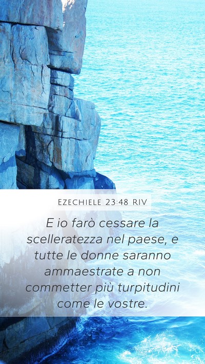 Ezechiele 23:48 RIV Bible Verse Image