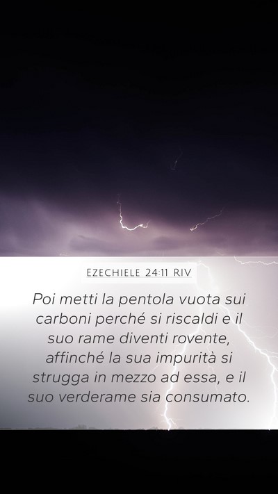 Ezechiele 24:11 RIV Bible Verse Image