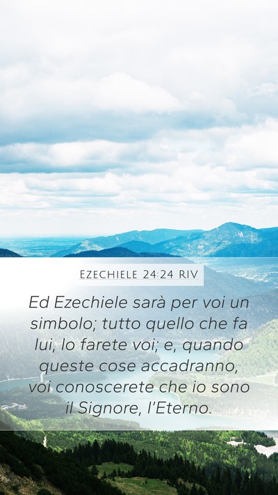 Ezechiele 24:24 RIV Bible Verse Image