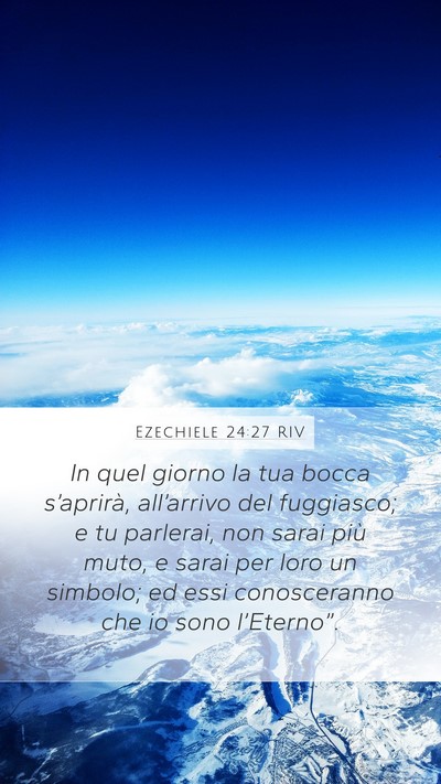 Ezechiele 24:27 RIV Bible Verse Image