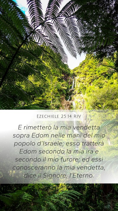 Ezechiele 25:14 RIV Bible Verse Image