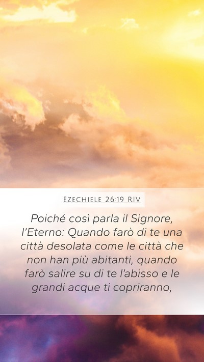 Ezechiele 26:19 RIV Bible Verse Image