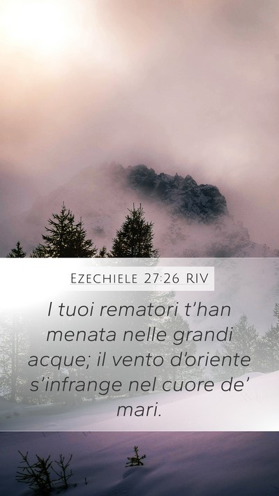 Ezechiele 27:26 RIV Bible Verse Image