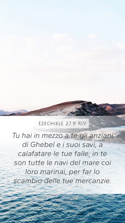 Ezechiele 27:9 RIV Bible Verse Image