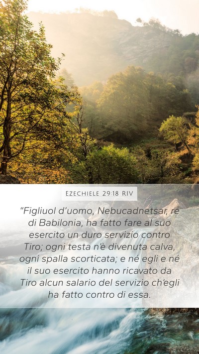 Ezechiele 29:18 RIV Bible Verse Image