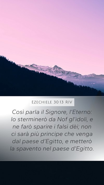 Ezechiele 30:13 RIV Bible Verse Image