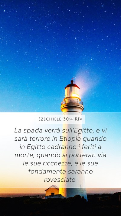 Ezechiele 30:4 RIV Bible Verse Image