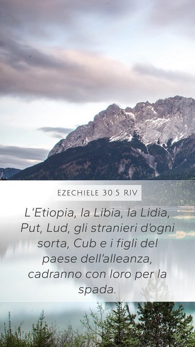 Ezechiele 30:5 RIV Bible Verse Image