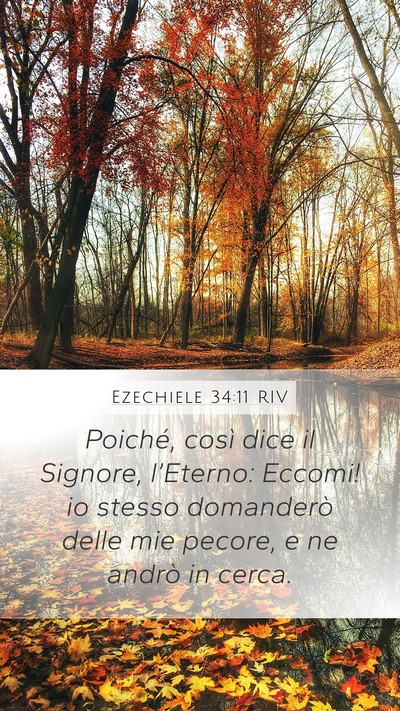 Ezechiele 34:11 RIV Bible Verse Image