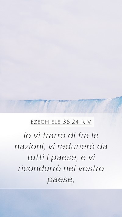 Ezechiele 36:24 RIV Bible Verse Image