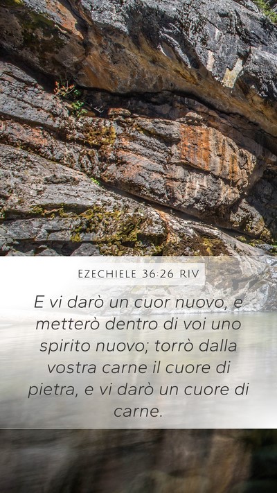 Ezechiele 36:26 RIV Bible Verse Image