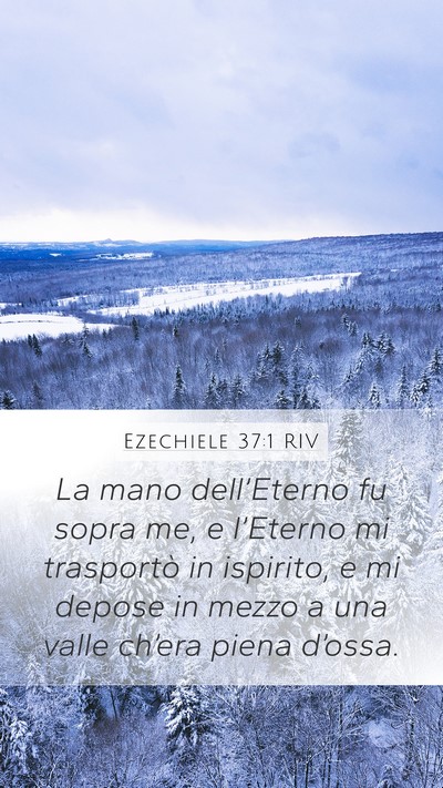 Ezechiele 37:1 RIV Bible Verse Image