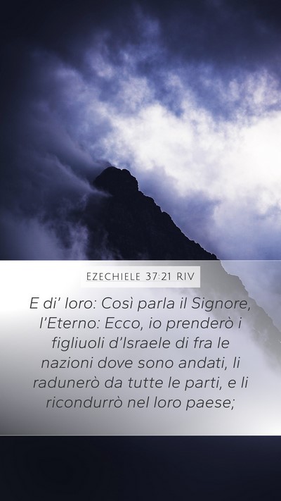 Ezechiele 37:21 RIV Bible Verse Image