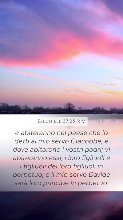 Ezechiele 37:25 RIV Bible Verse Image