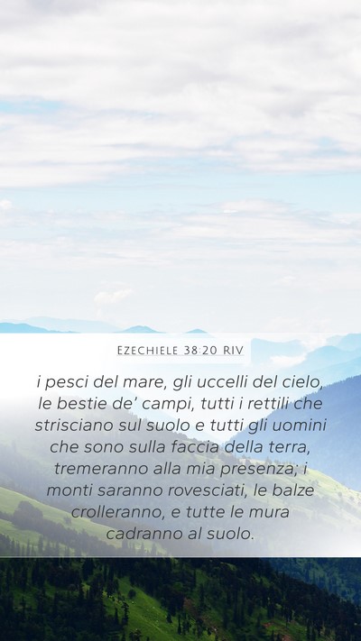 Ezechiele 38:20 RIV Bible Verse Image
