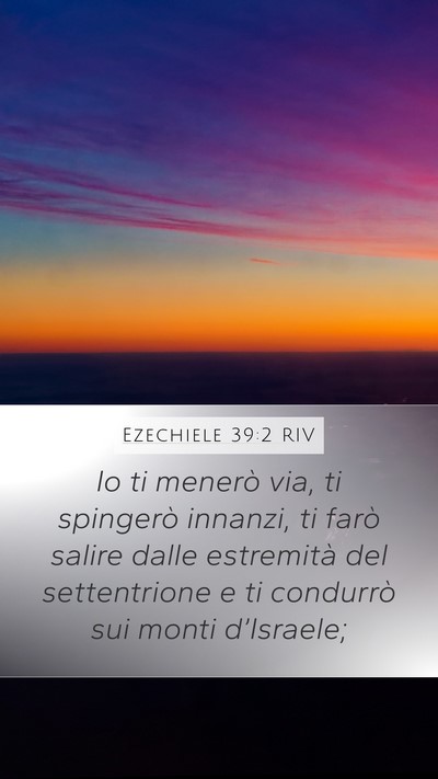 Ezechiele 39:2 RIV Bible Verse Image