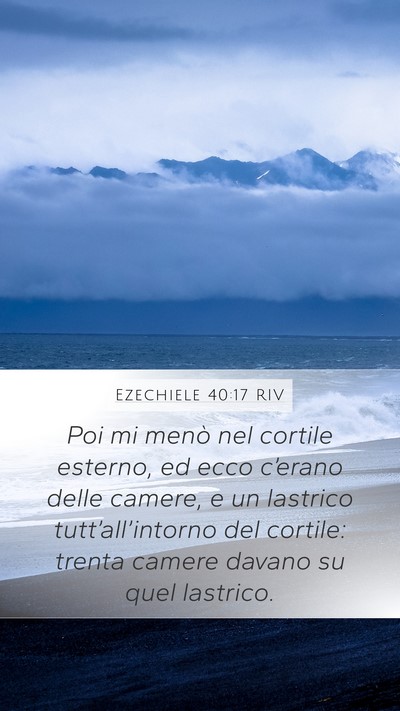 Ezechiele 40:17 RIV Bible Verse Image
