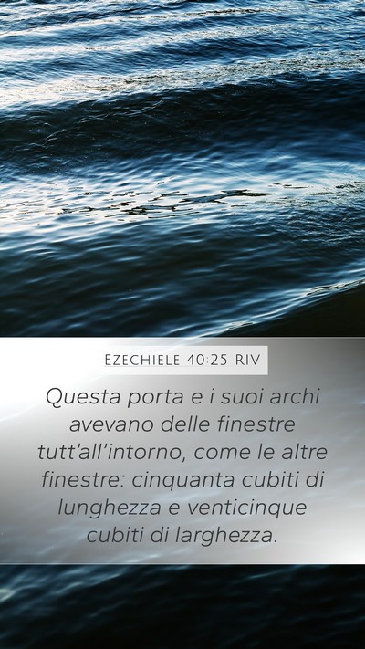 Ezechiele 40:25 RIV Bible Verse Image