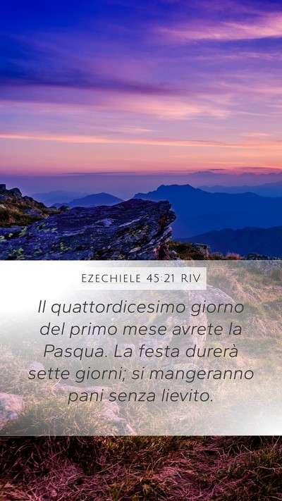 Ezechiele 45:21 RIV Bible Verse Image