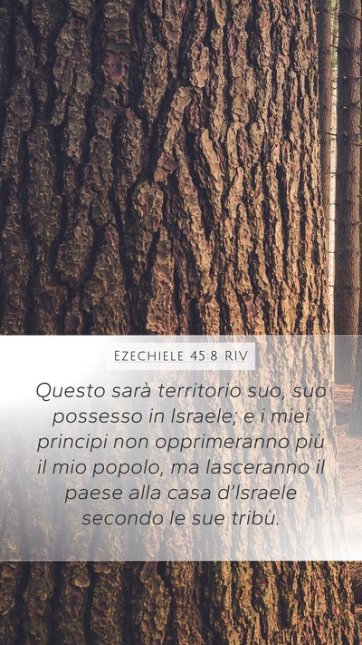 Ezechiele 45:8 RIV Bible Verse Image